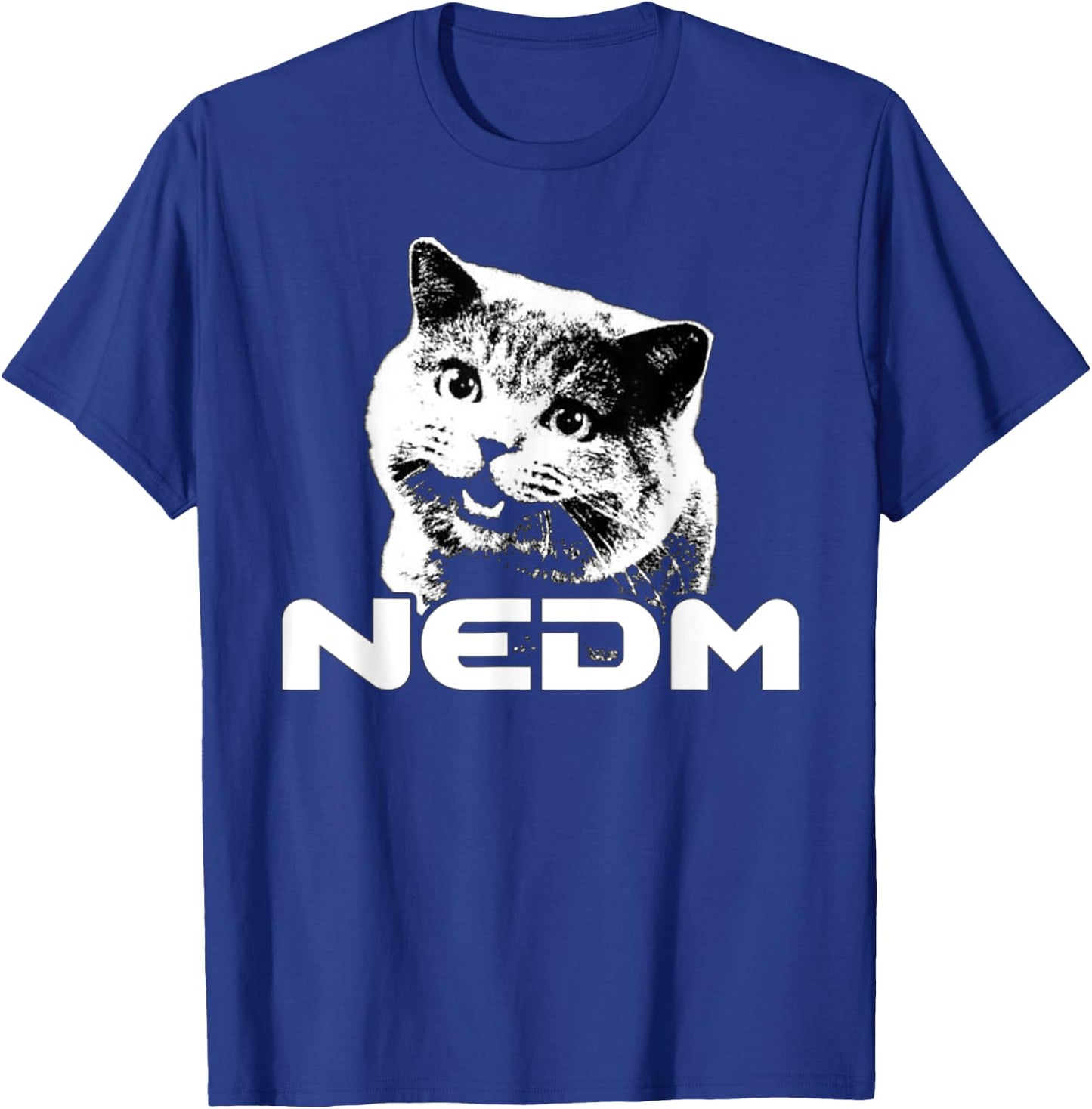 NEDM Not Even Doom Music Internet Cat Kitten Meme T-Shirt - T-Shirt | Royal