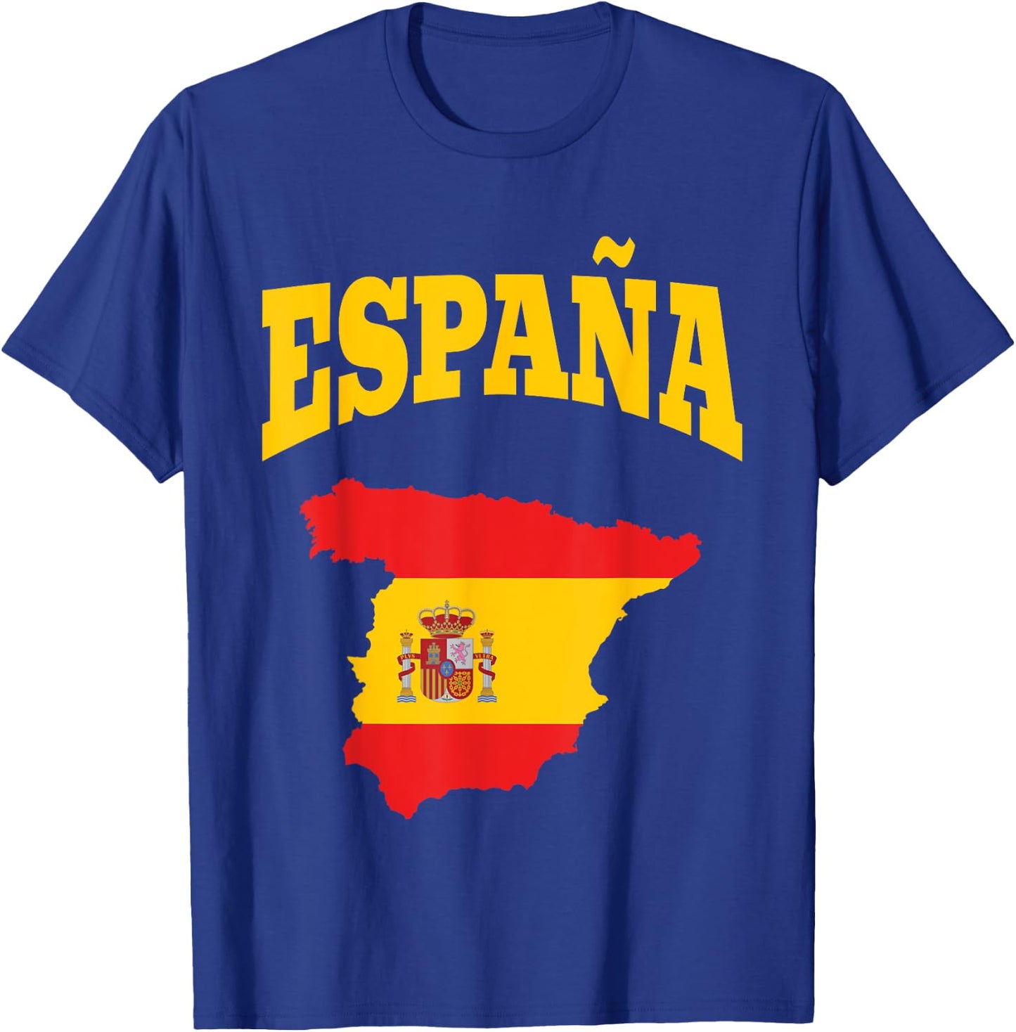 Spain Map Spanish Flag España Gift Spain Lovers Gift T-Shirt - T-Shirt | Royal