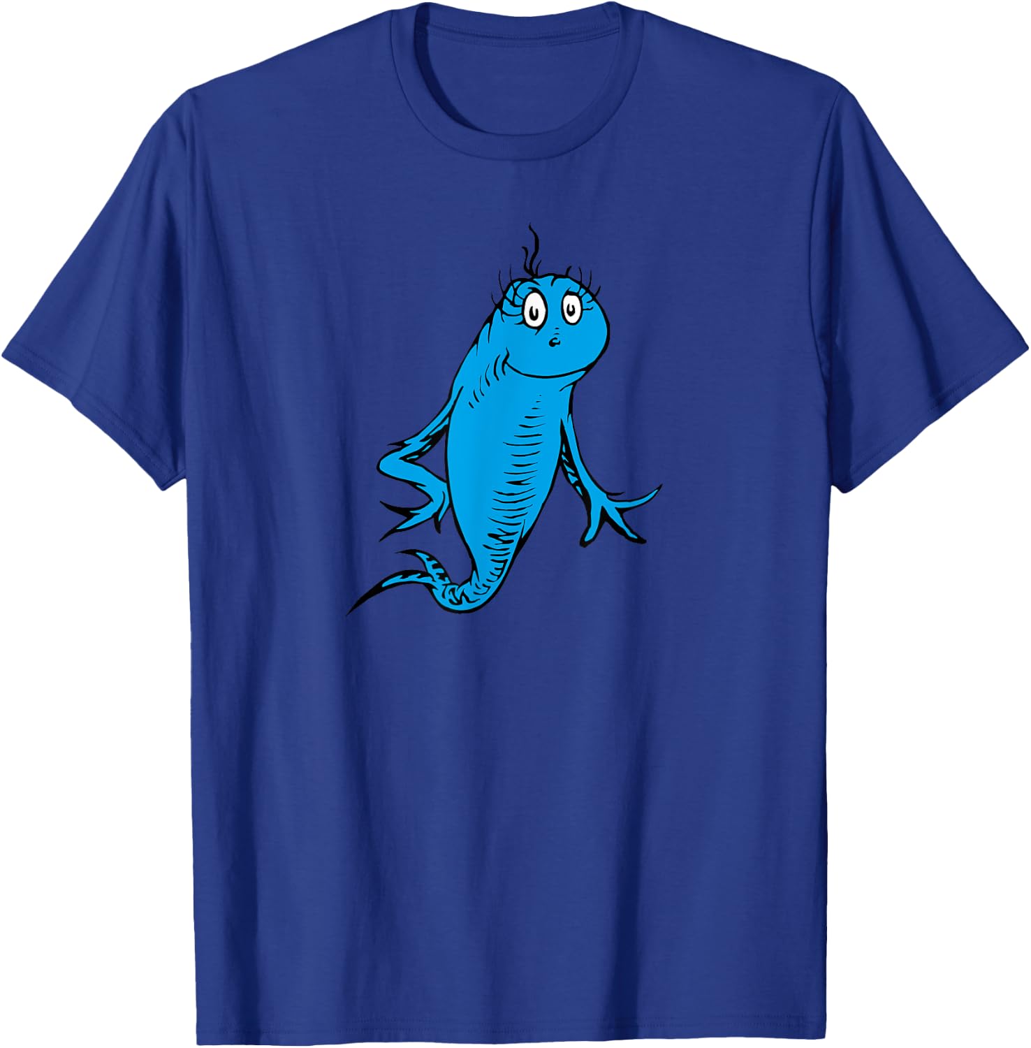 Dr. Seuss Blue Fish T-Shirt - T-Shirt | Royal