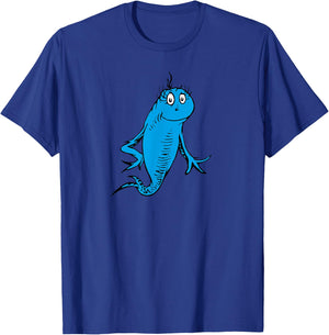 Dr. Seuss Blue Fish T-Shirt - T-Shirt | Royal