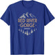 Red River Gorge T Shirt Kentucky KY Shirt Vintage Mountain T-Shirt - T-Shirt | Royal
