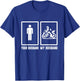 Your husband, My husband Motorbike - Motorcycle Men Woman T T-Shirt - T-Shirt | Royal