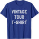 Vintage Tour T-Shirt - T-Shirt | Royal