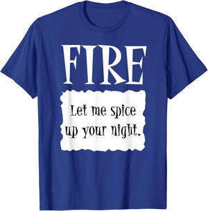 FIRE - Hot Packet Halloween Taco Costume T-Shirt - T-Shirt | Royal