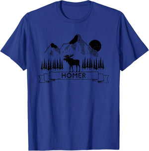 Homer Alaska Shirt Men Women | Homer Alaska Souvenir Gift T-Shirt - T-Shirt | Royal