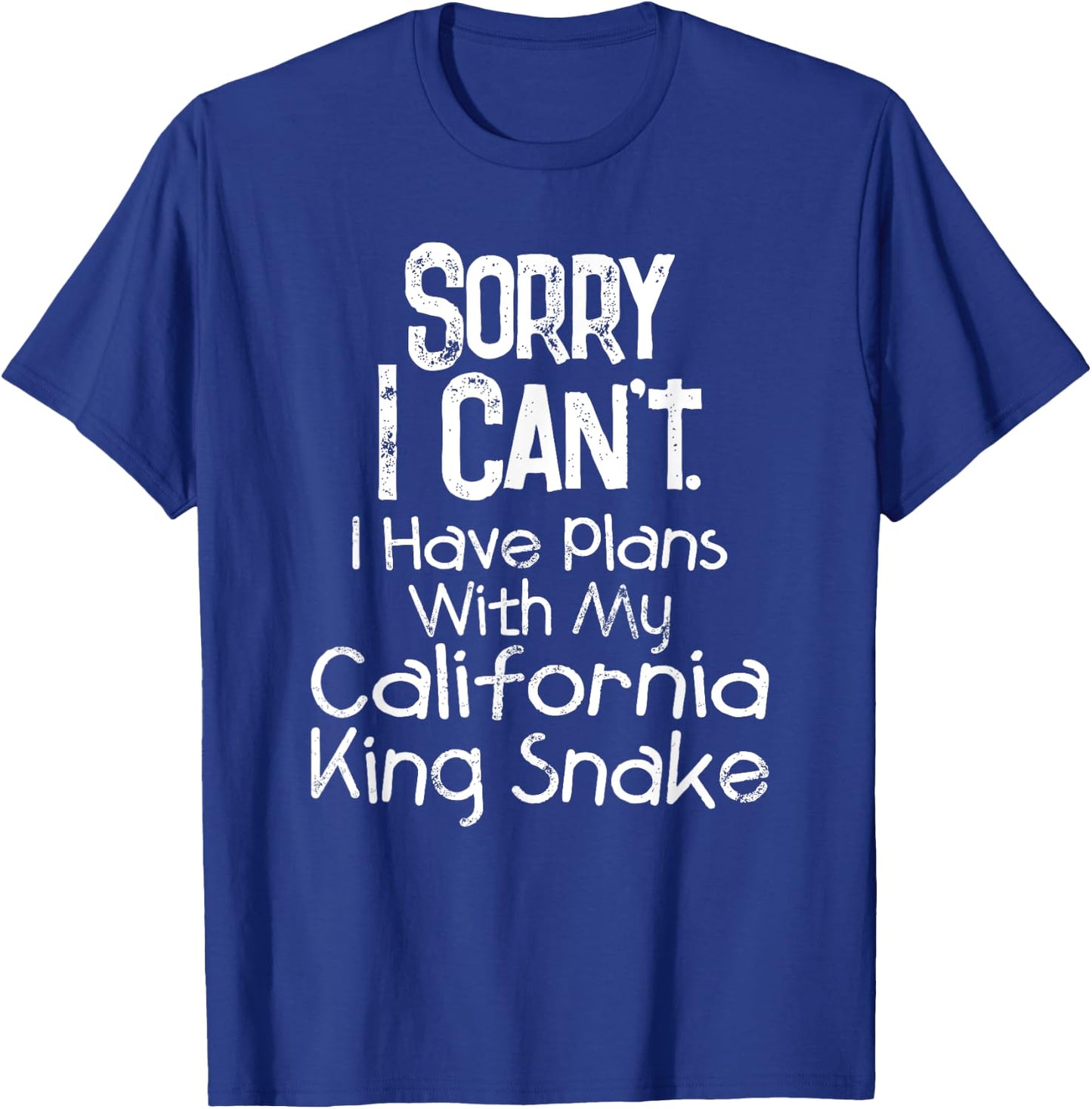 California King Snake Shirt Vintage Pet Snake Lover T-Shirt - T-Shirt | Royal