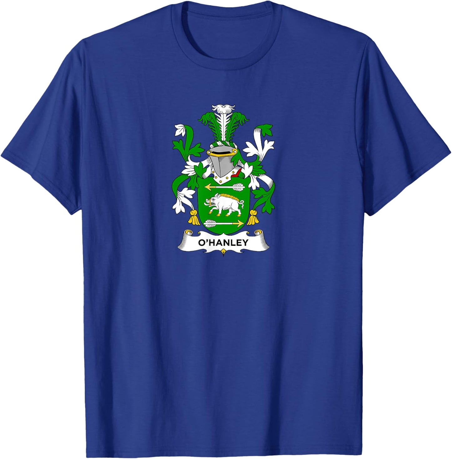 O'Hanley Coat of Arms - Family Crest T-Shirt - T-Shirt | Royal