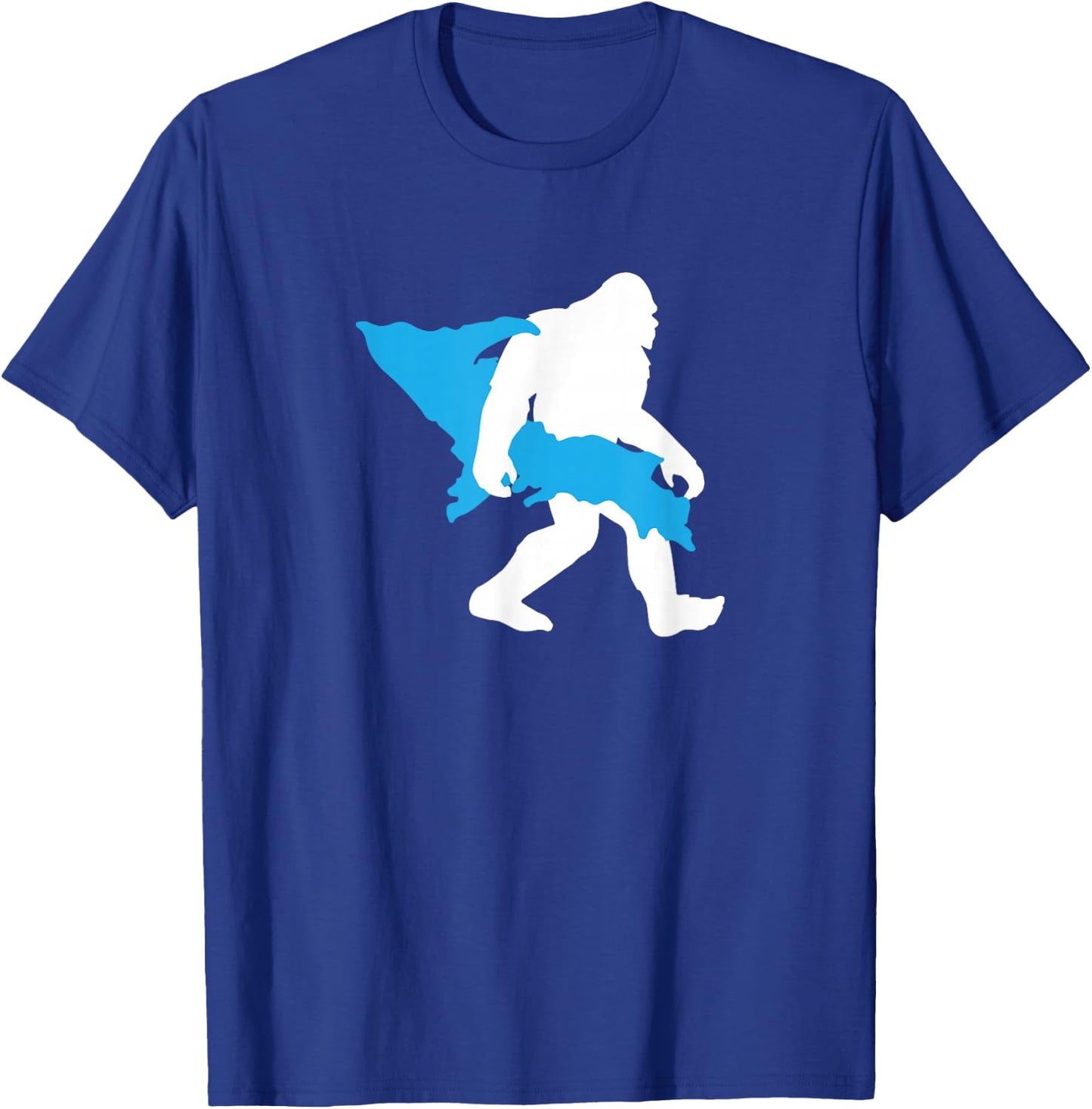 Bigfoot Upper Peninsula funny Sasquatch UP MI T-Shirt - T-Shirt | Royal