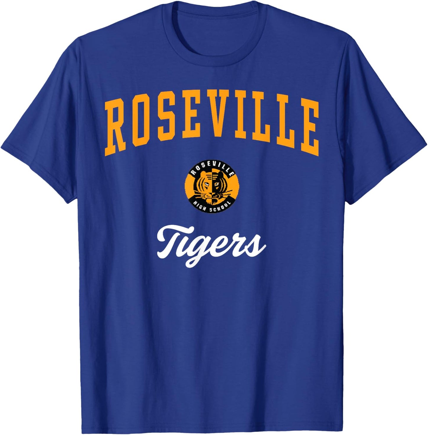 Roseville High School Tigers C3 T-Shirt - T-Shirt | Royal