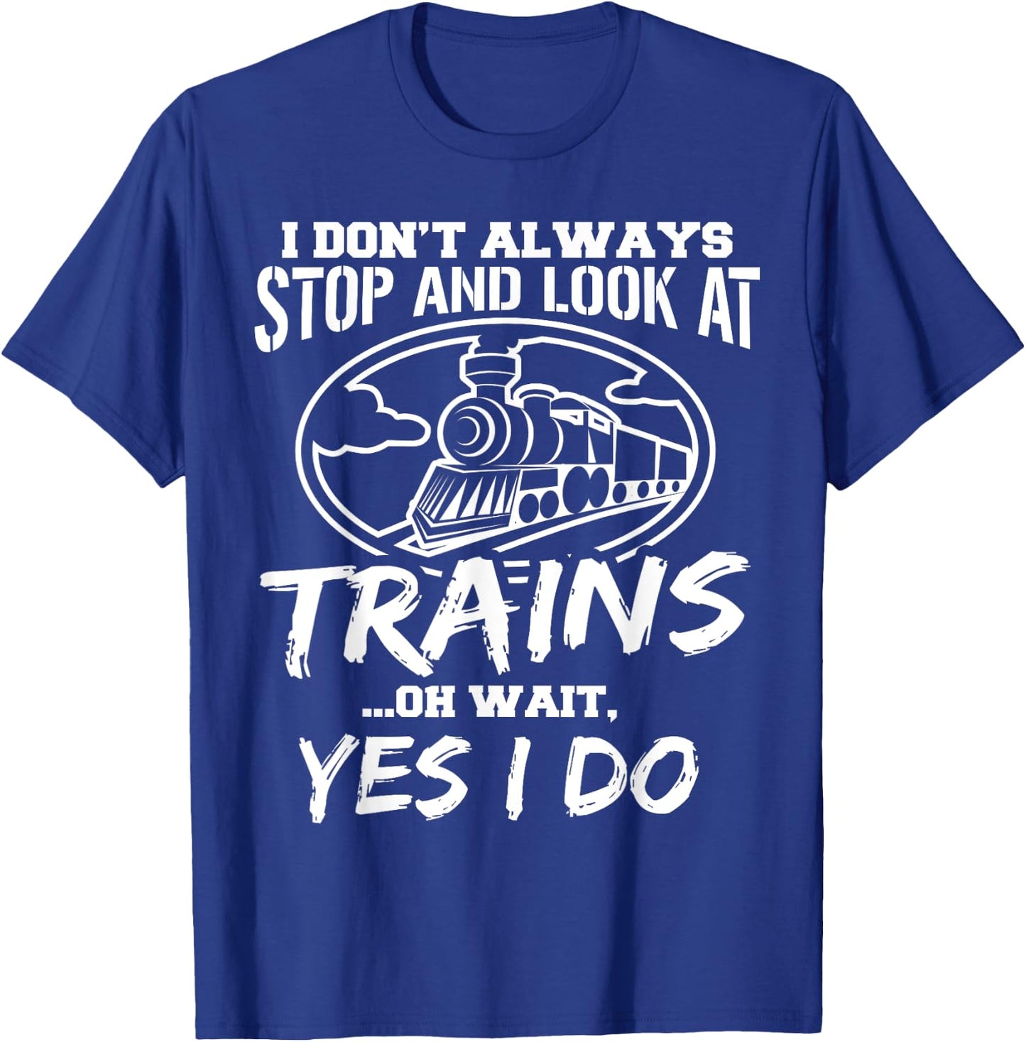 Train Trains Models Conductor T-Shirt - T-Shirt | Royal