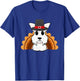 Funny Cute Thanksgiving Westie Turkey T-Shirt - T-Shirt | Royal