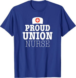 Solidarity Shirt for Proud Union Nurses PURPLE T-Shirt - T-Shirt | Royal