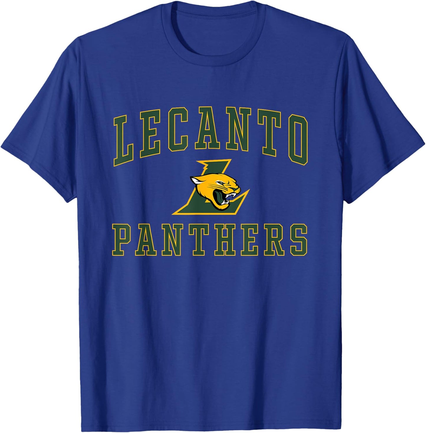 Lecanto High School Panthers C1 T-Shirt - T-Shirt | Royal