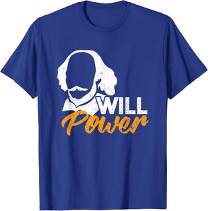 Will Power Gift A Theatre Teacher Or Nerd Women Girls Kids T-Shirt - T-Shirt | Royal