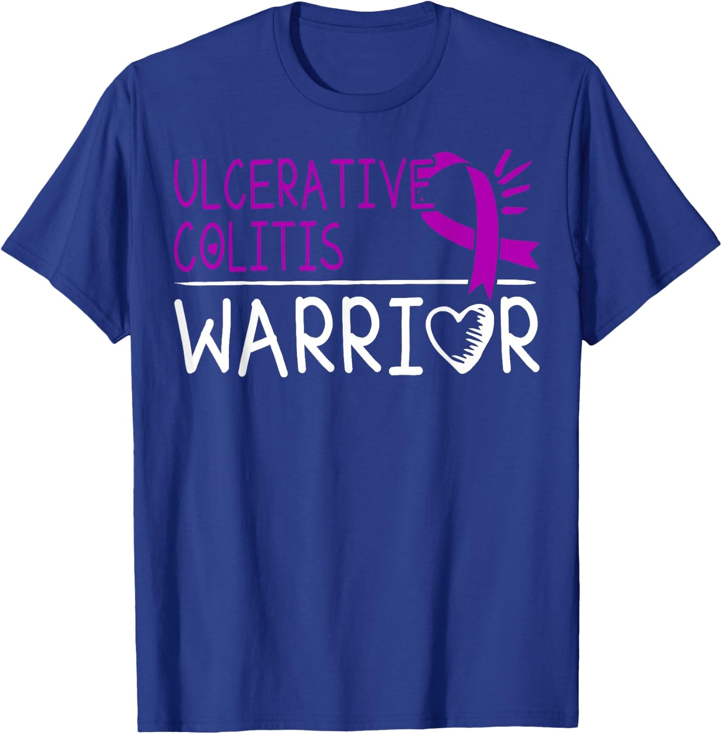 Ulcerative Colitis Warrior Shirt Gift UC Patients T-Shirt - T-Shirt | Royal
