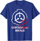 SCP Containment Bloody Logo Shirt T-Shirt - T-Shirt | Royal