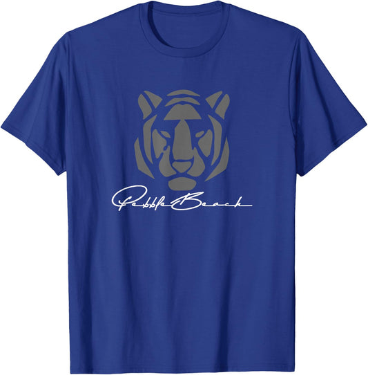 Pebble Beach Golf | Tiger T-Shirt - T-Shirt | Royal