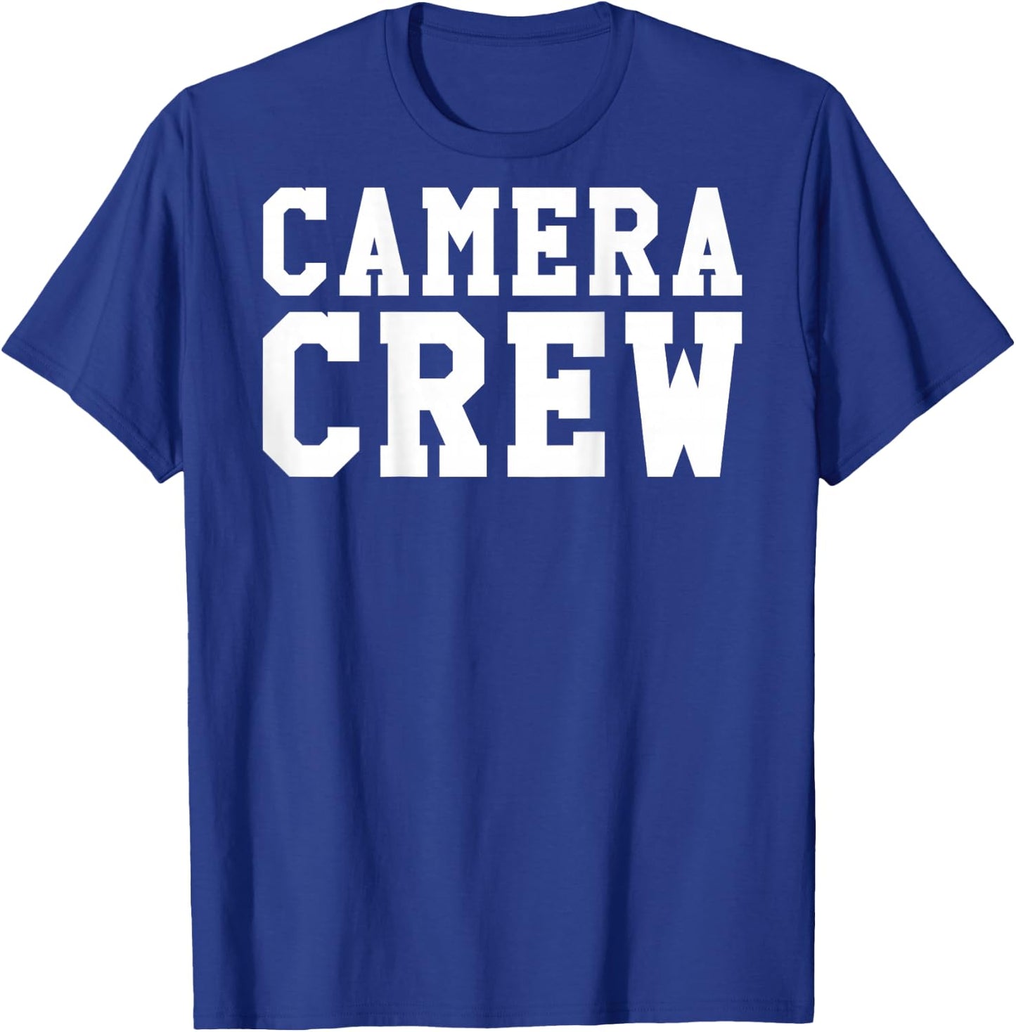 BACK ONLY Camera Crew TV Film Production Shirt T-Shirt - T-Shirt | Royal