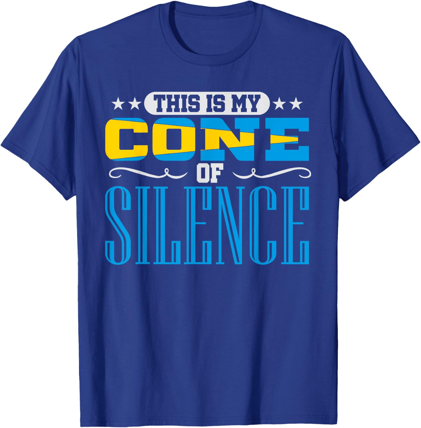 Cone of Silence Agile Project Management Funny Gift Shirt T-Shirt - T-Shirt | Royal