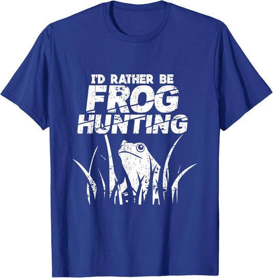 Frog Hunting T-Shirt - T-Shirt | Royal