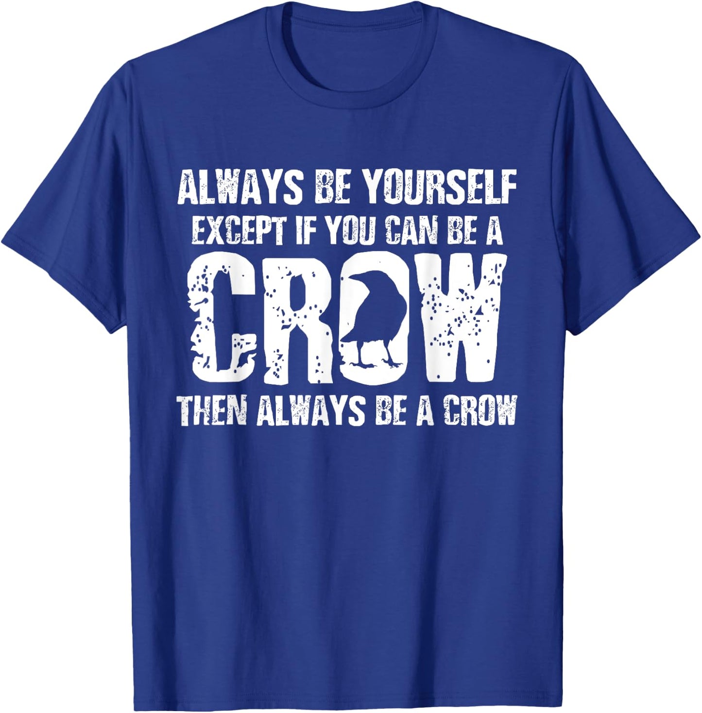 Crow Lover Raven Bird Vintage T-Shirt - T-Shirt | Royal