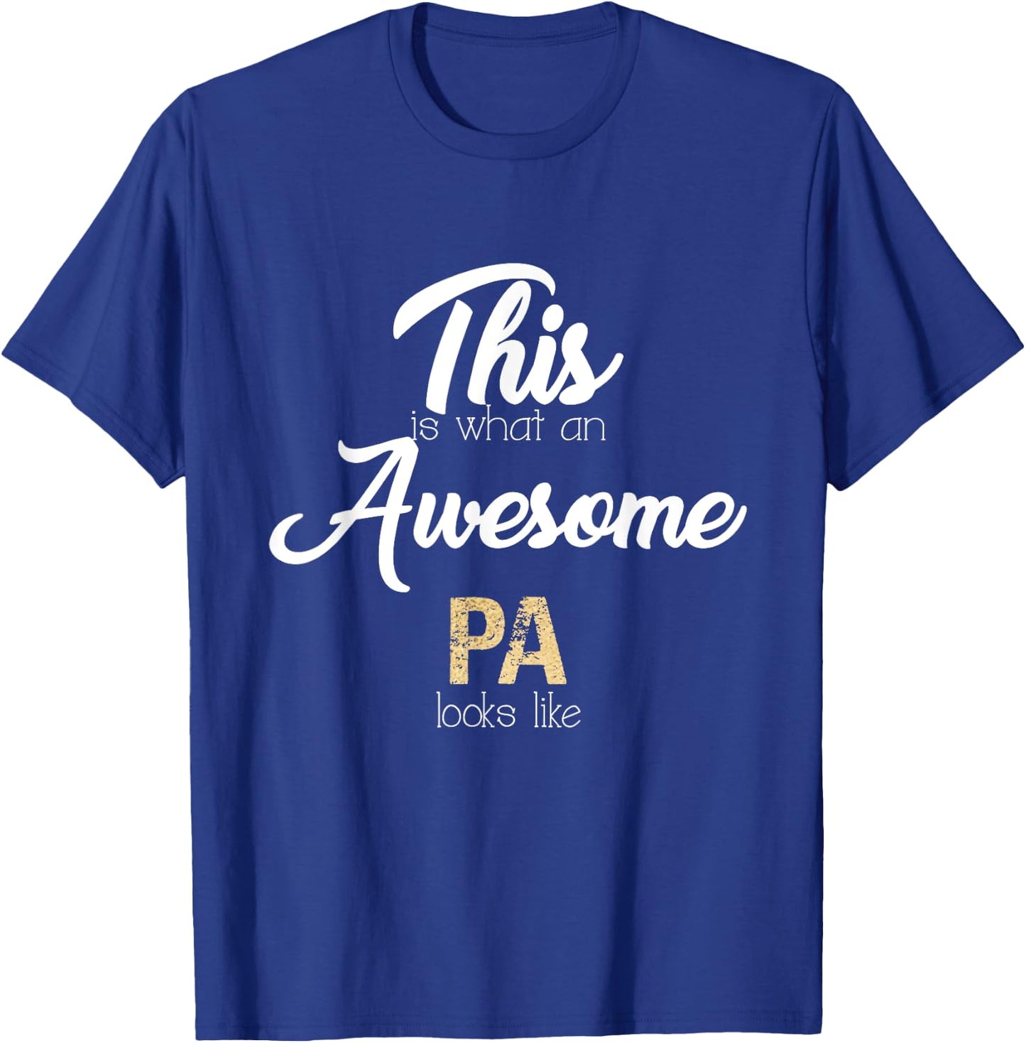 Awesome Pa Gift Grandfather from Granddaughter Grandson T-Shirt - T-Shirt | Royal