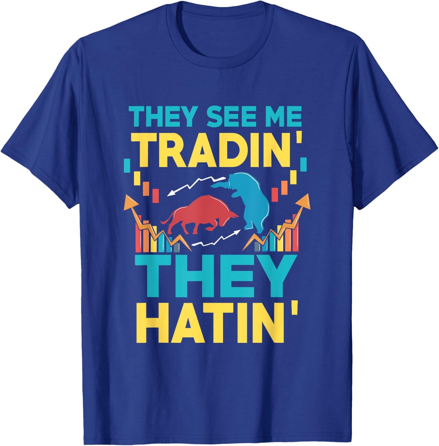 Stock Market Trader Forex T-Shirt - T-Shirt | Royal
