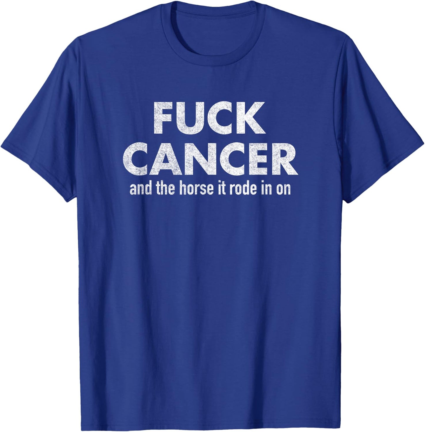 Fuck Cancer Pink Breast Cancer Awareness T-Shirt - T-Shirt | Royal