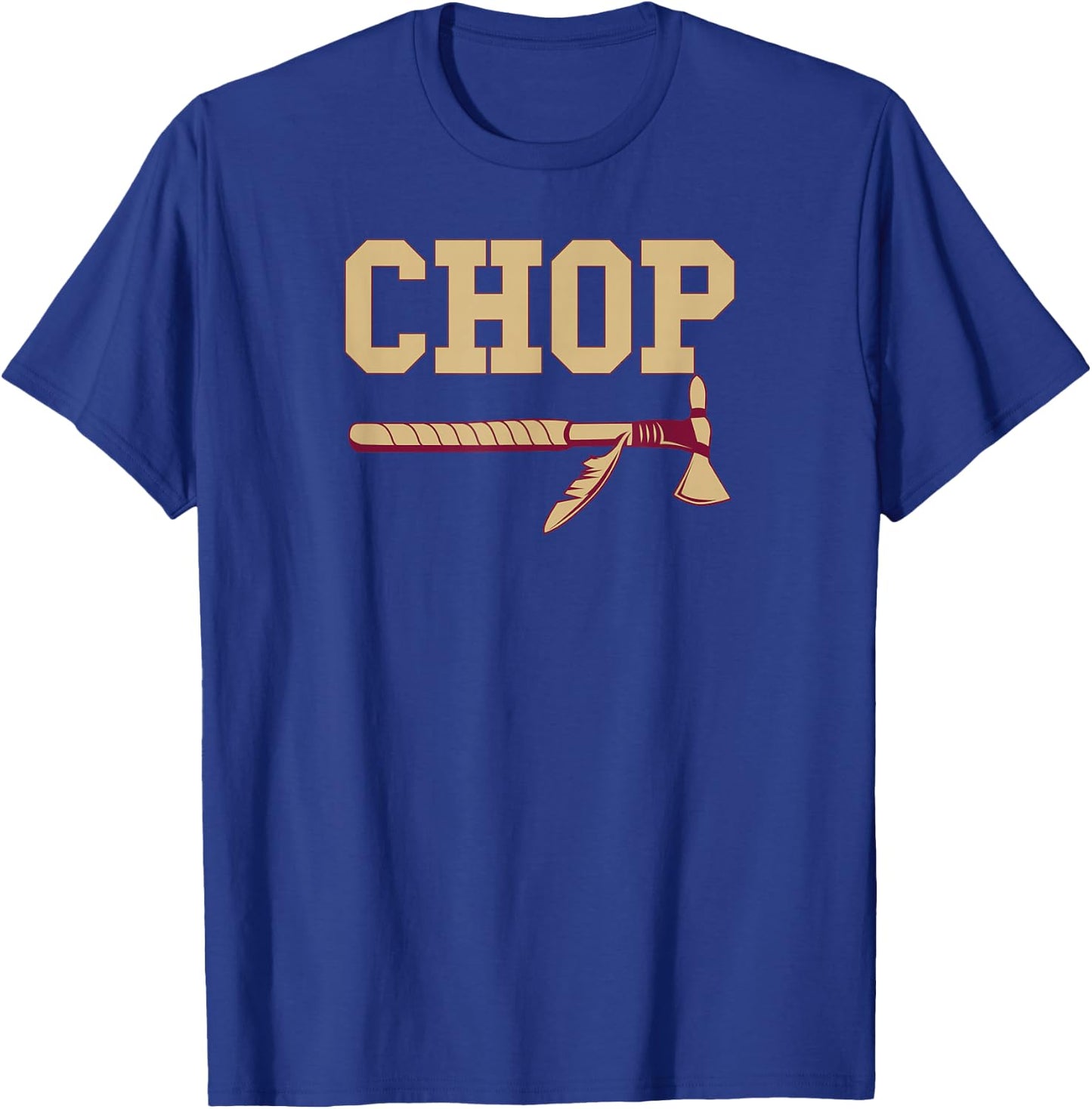 Gold Chop Tomahawk Tallahassee Shirt T-Shirt - T-Shirt | Royal