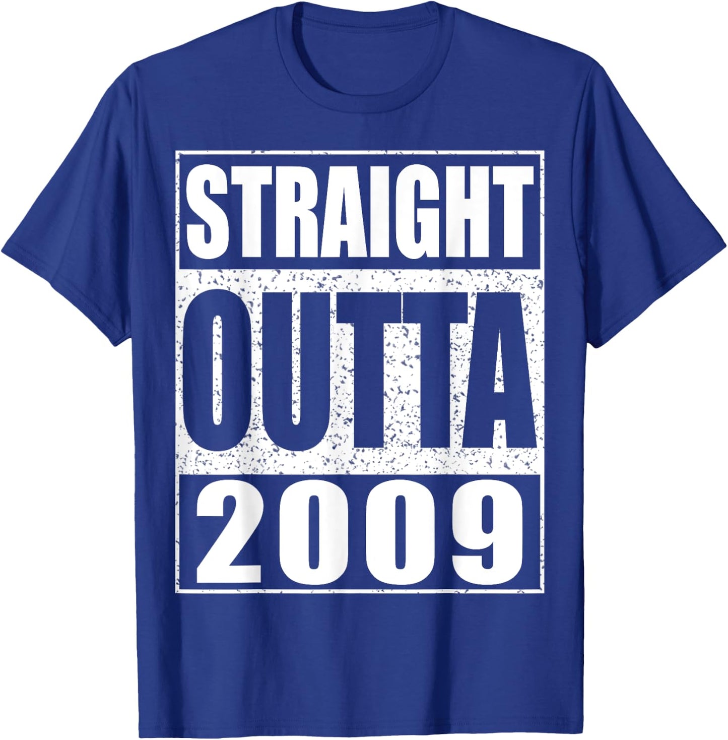 Straight Outta 2009 Shirt Kids Boy Girl 16th Birthday T-Shirt - T-Shirt | Royal