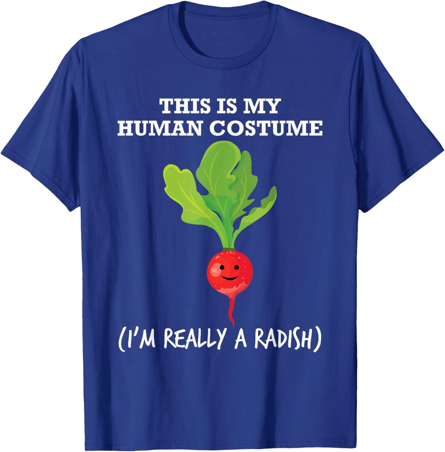 Fun Radish Food Human Costume T Shirt T-Shirt - T-Shirt | Royal