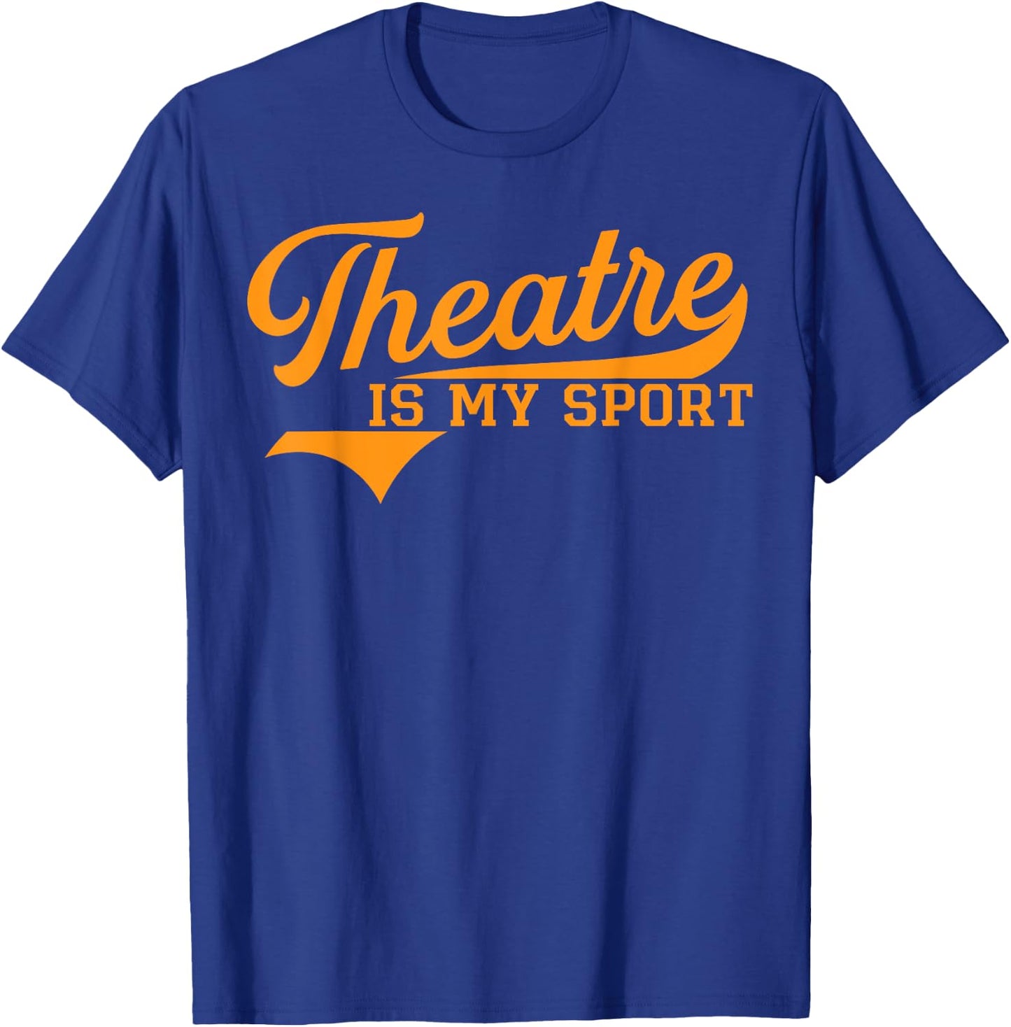 Theater Is My Spot Funny Retro Vintage Theater Novelty T-Shirt - T-Shirt | Royal