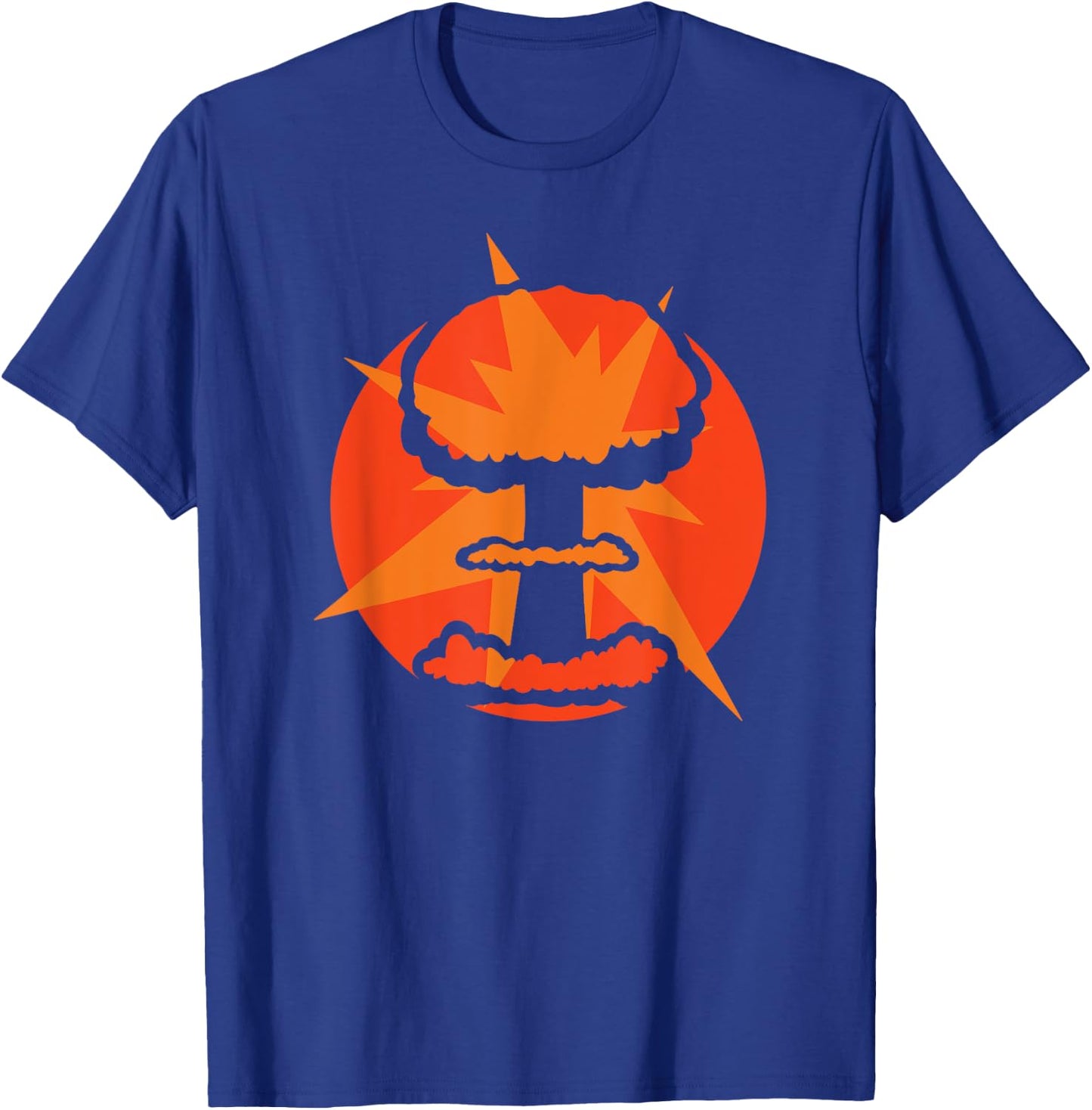 Nuclear Bomb Shirts Mushroom Clouds Retro War Blast T-Shirt - T-Shirt | Royal