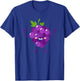 Grapes - Fruit Gift Cute Grapes Fruit Themed Outfit Gift T-Shirt - T-Shirt | Royal