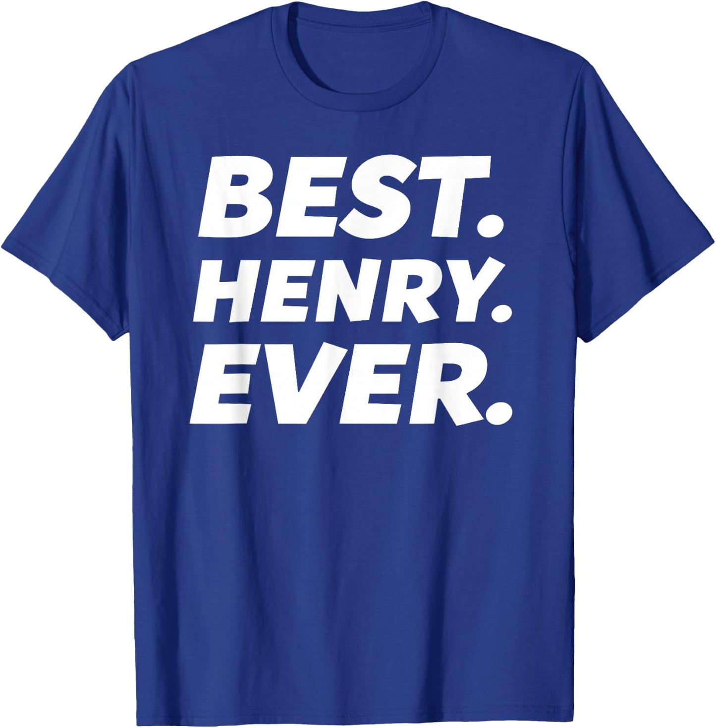 Funny Worlds Best Henry Shirt Men Kid Henry Name T-Shirt - T-Shirt | Royal