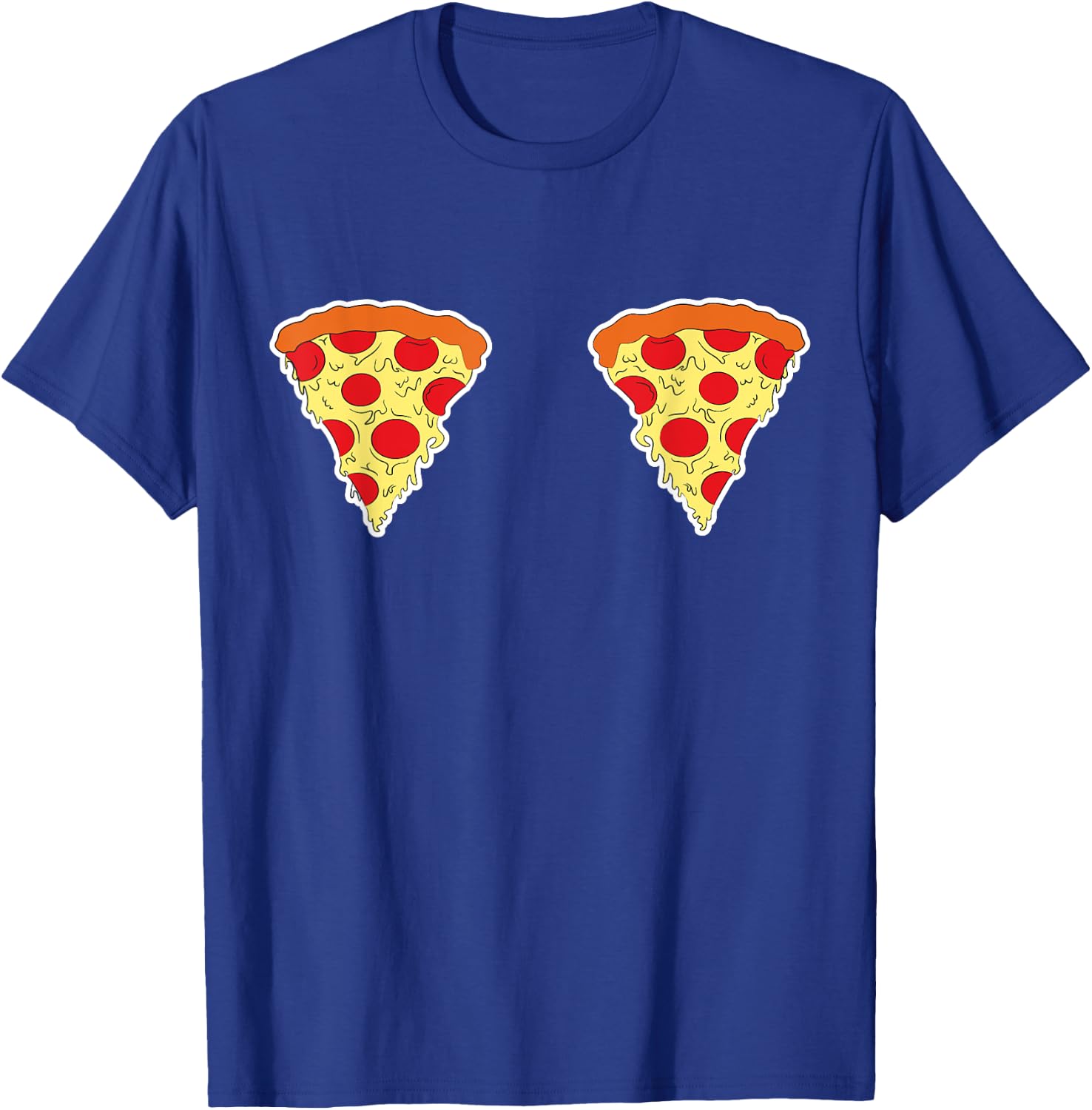 Funny Vintage Pizza Slut Slice Lovers T-Shirt - T-Shirt | Royal