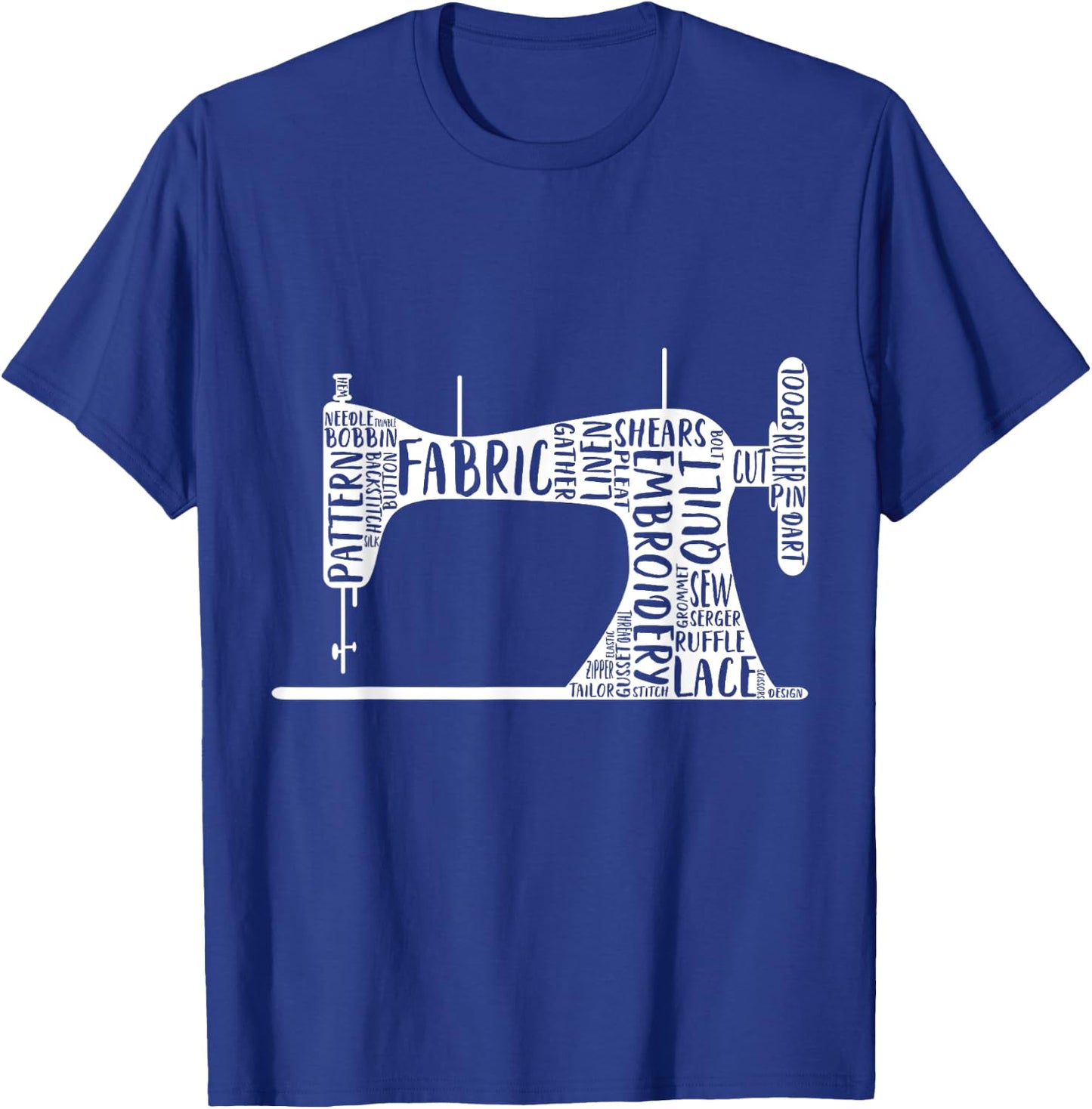 Sewing Machine T-Shirt - T-Shirt | Royal