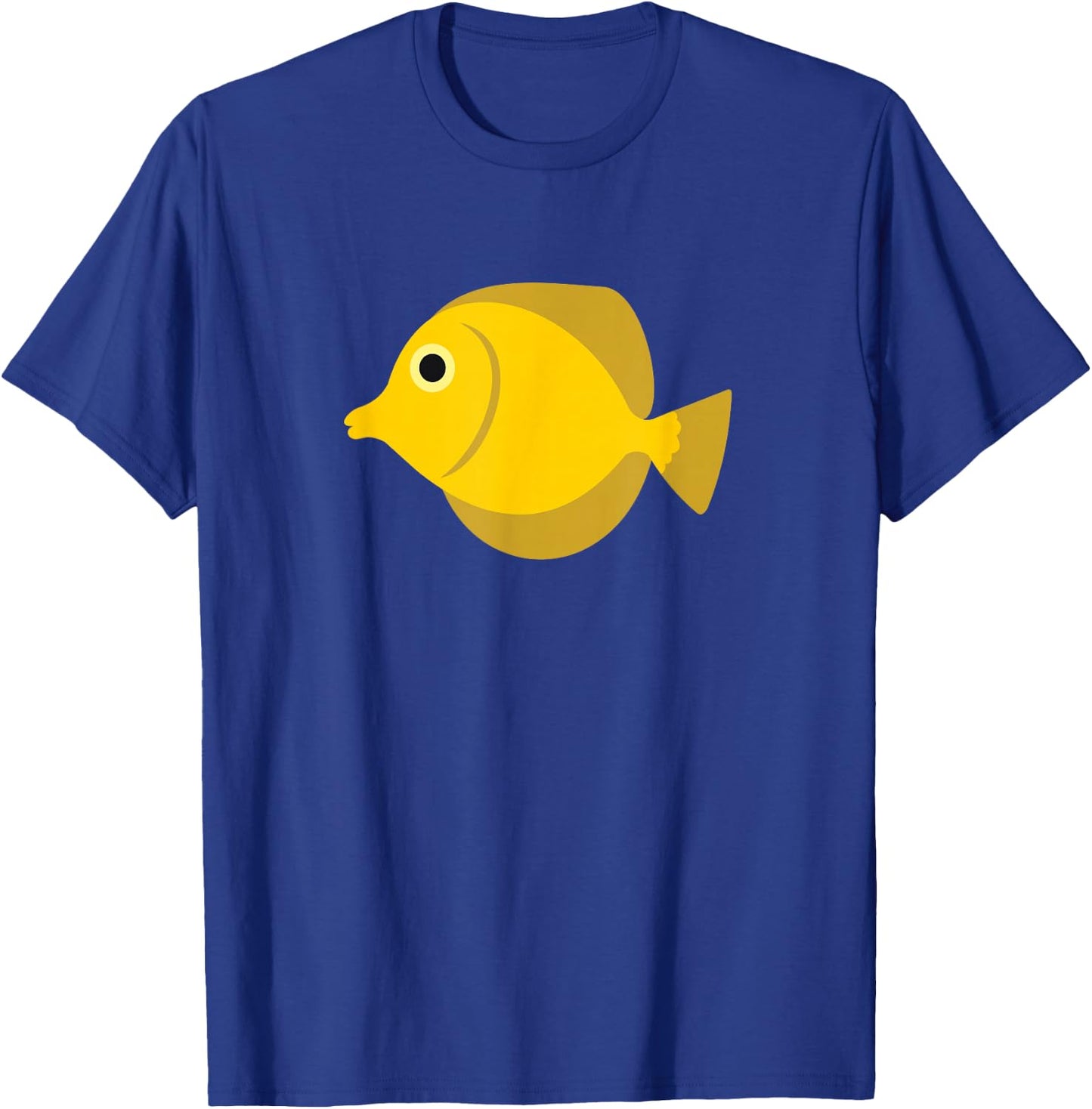 Yellow Tang Fish Print T-Shirt - T-Shirt | Royal