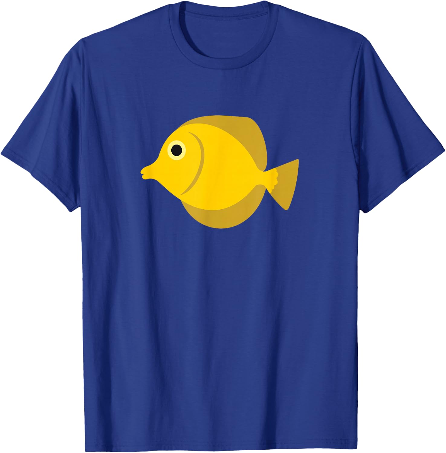 Yellow Tang Fish Print T-Shirt - T-Shirt | Royal