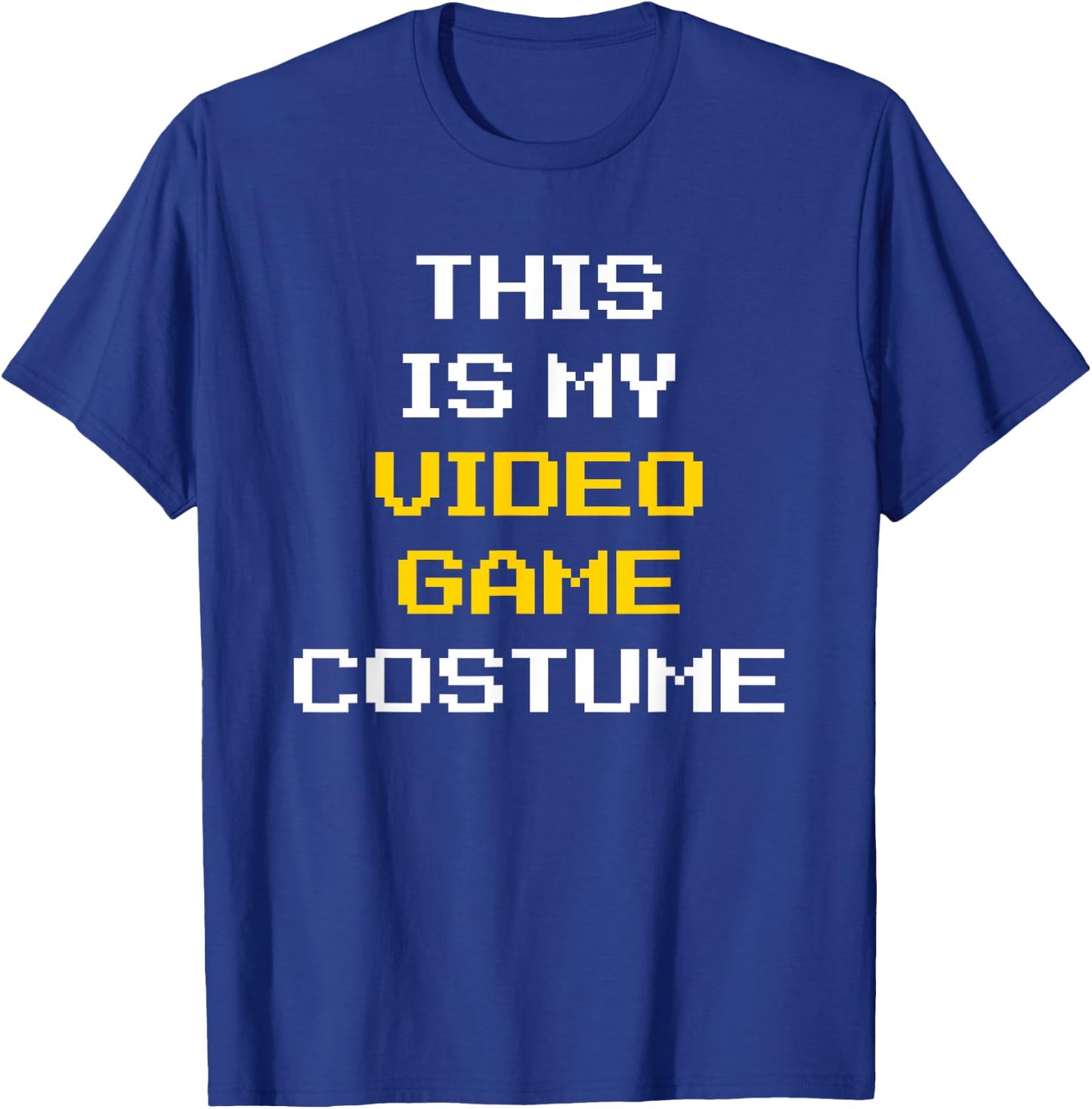 This Is My Video Game Halloween Costume Funny Gamer Gaming T-Shirt - T-Shirt | Royal