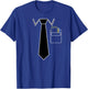 Tie With Pocket Protector Funny Nerd T-Shirt - T-Shirt | Royal