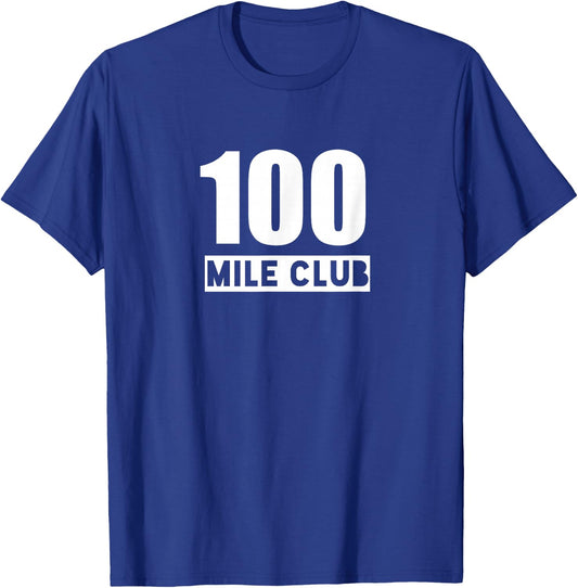 100 Mile Club - 100 Miles Trail Running Ultra Running T-Shirt - T-Shirt | Royal