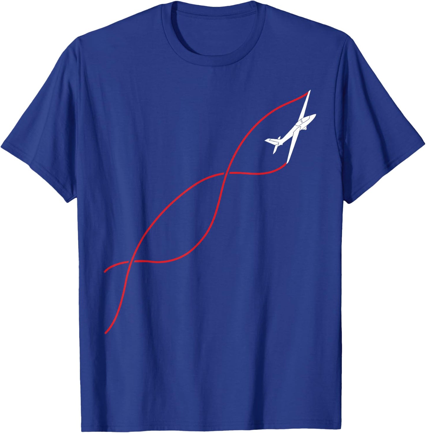 Aerobatic Glider Pilot T-Shirt - T-Shirt | Royal