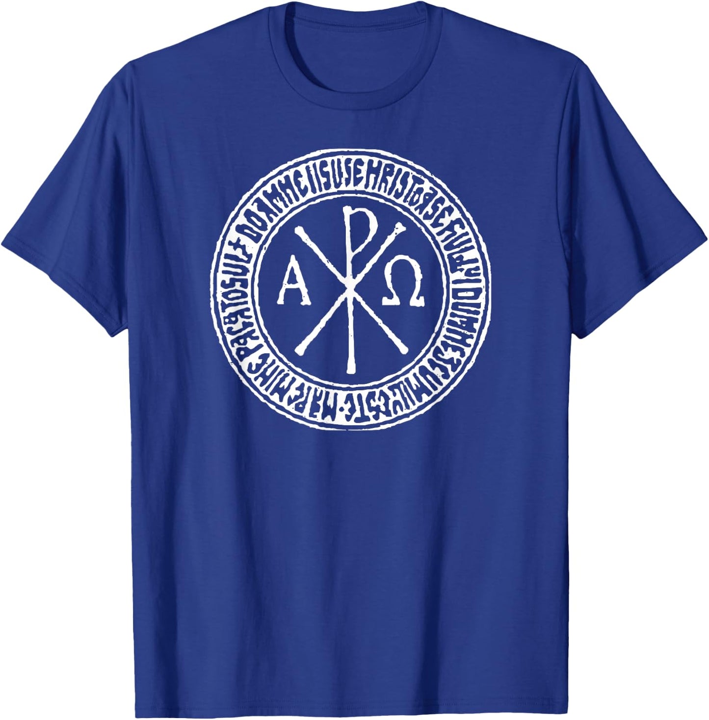 Labarum Ancient Christian Symbol Chi Rho T-Shirt - T-Shirt | Royal