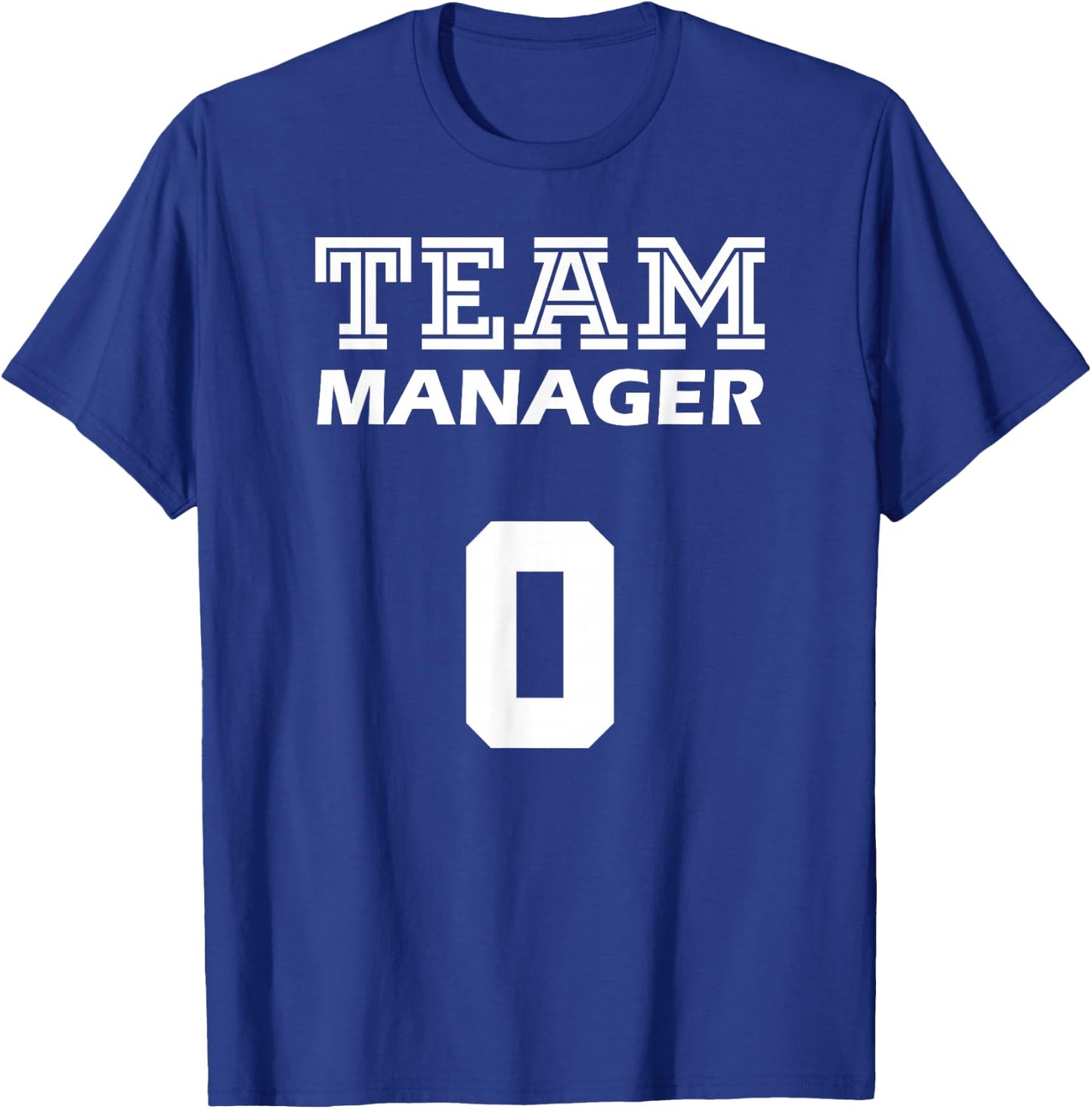 Sports Team Equipment Manager T-Shirt - T-Shirt | Royal