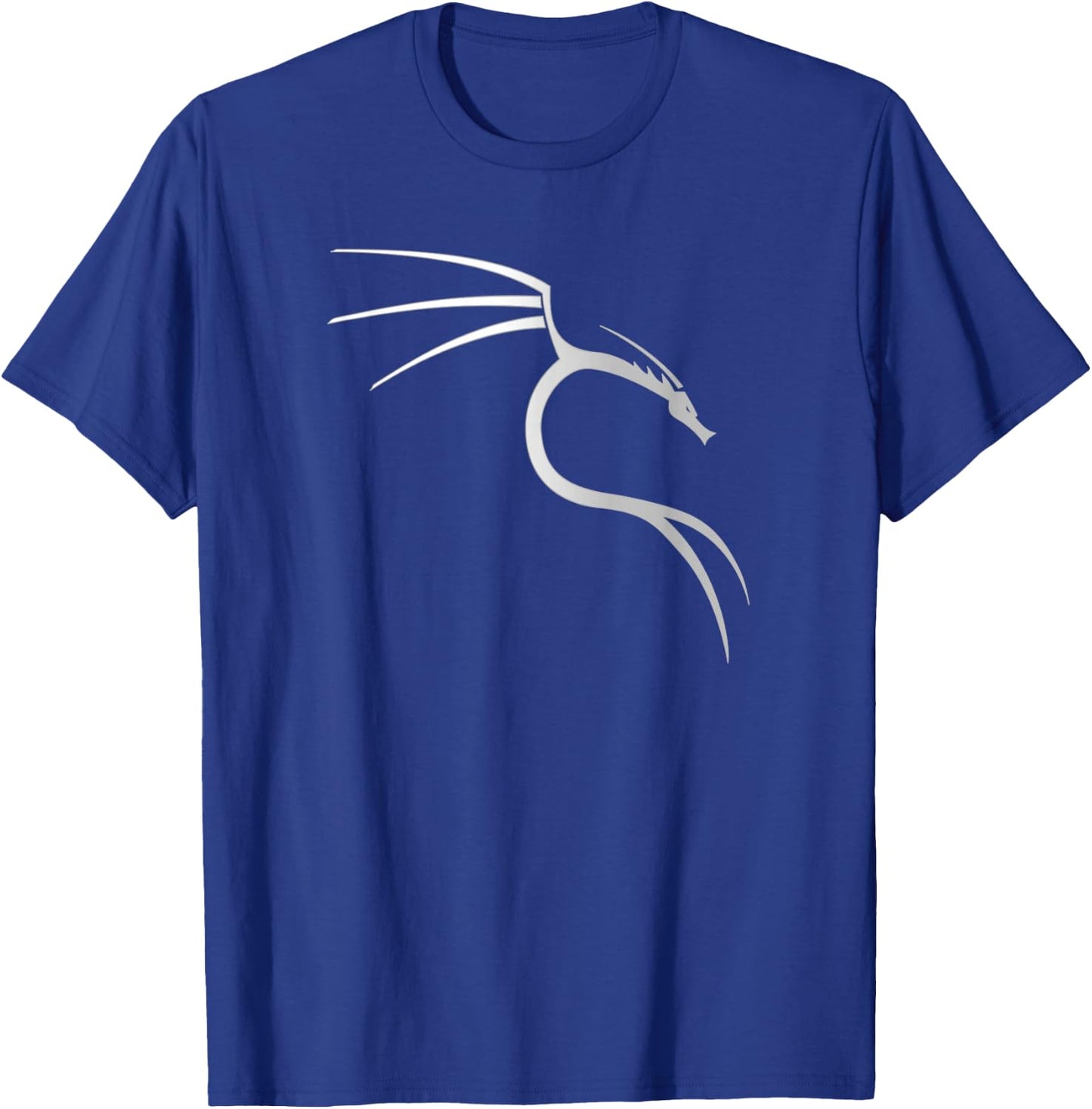 Kali Linux Lover White Dragon Logo OpenSource Os T-Shirt - T-Shirt | Royal