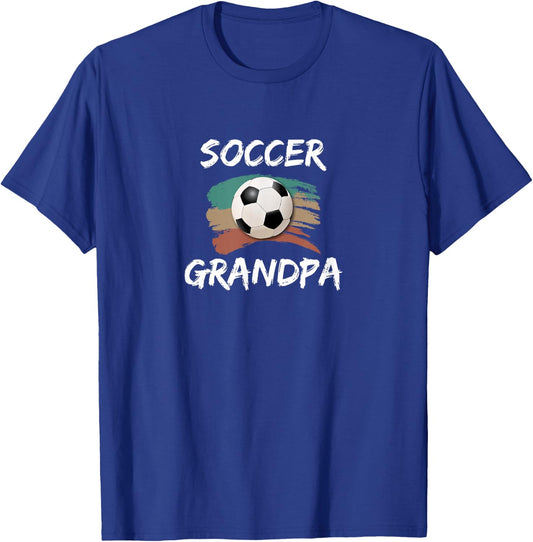 Soccer Grandpa T-Shirt - T-Shirt | Royal