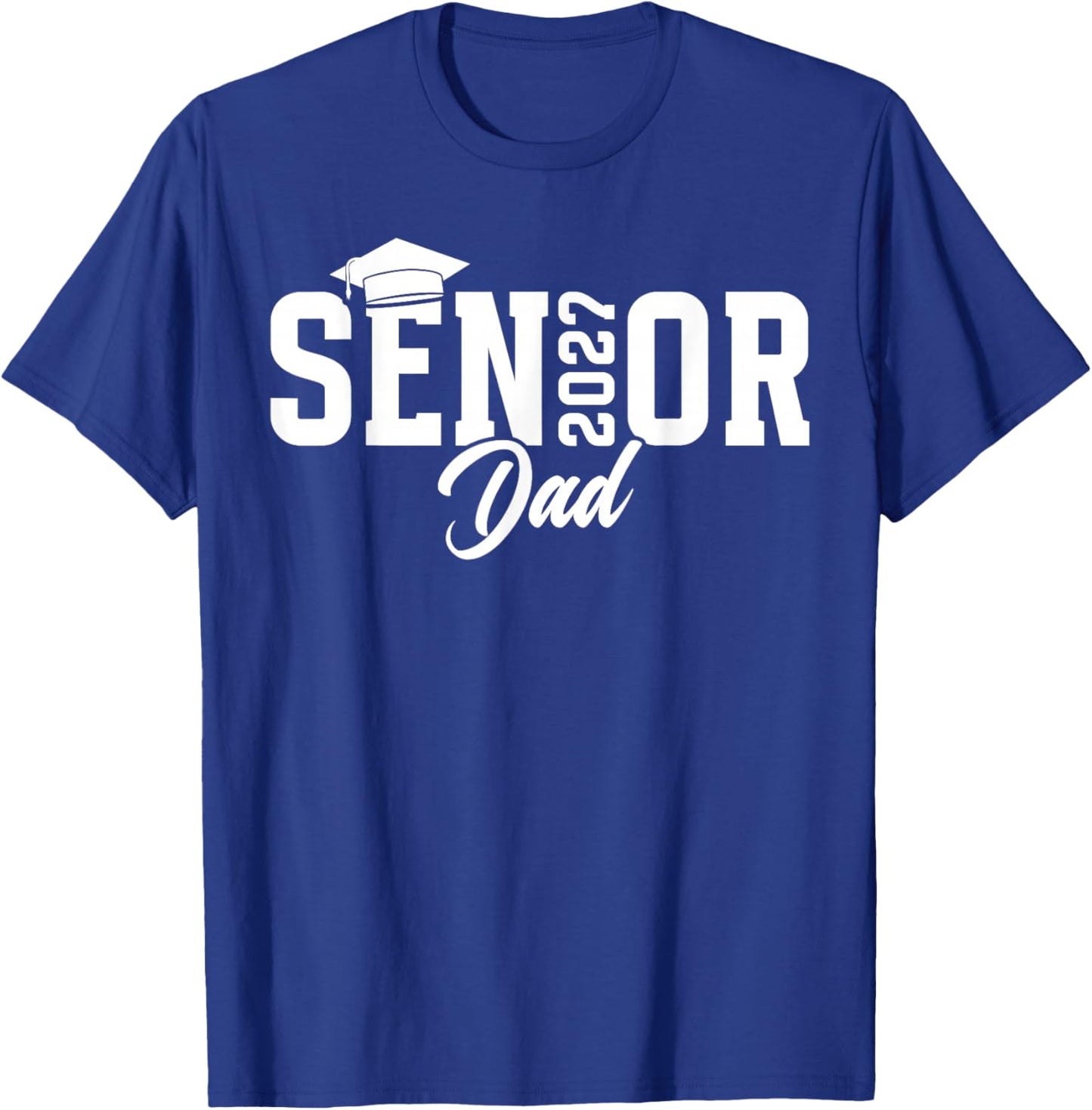 Senior Dad 2027 Class of 2027 Dad of Senior 2027 Father T-Shirt - T-Shirt | Royal