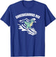 Shredasaurus Rex Ski Dinosaur Kids Funny Skiing Gift T-Shirt - T-Shirt | Royal