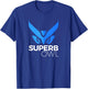 The Blue Superb Owl Logo Shirt - Owl Bird Shirt T-Shirt - T-Shirt | Royal